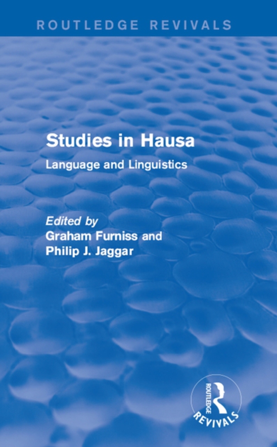 Studies in Hausa (e-bog) af Jaggar, Philip J.