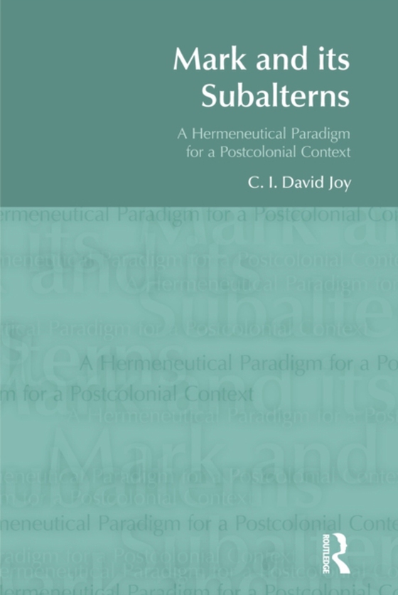 Mark and its Subalterns (e-bog) af Joy, David