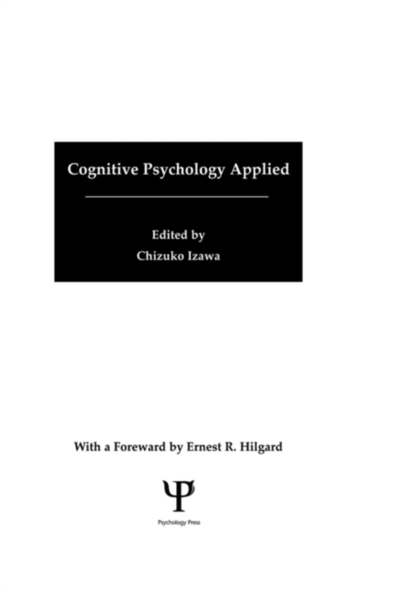 Cognitive Psychology Applied (e-bog) af -