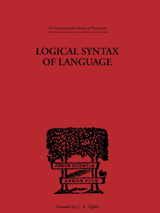 Logical Syntax of Language