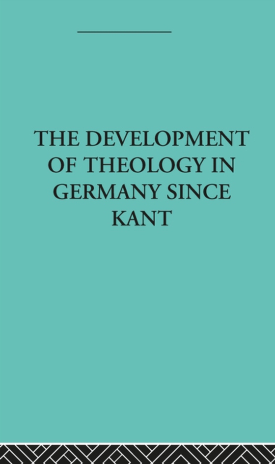 Development of Rational Theology in Germany since Kant