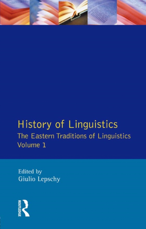 History of Linguistics Volume I