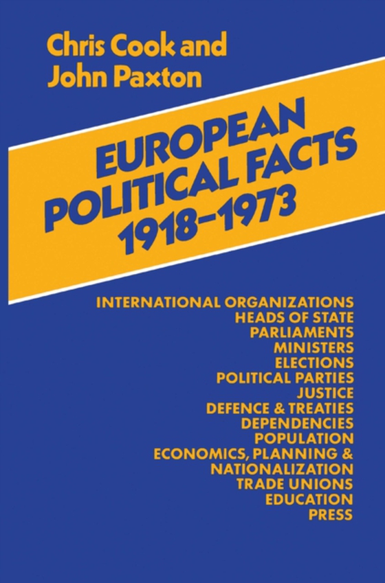 European Political Facts 1918-73