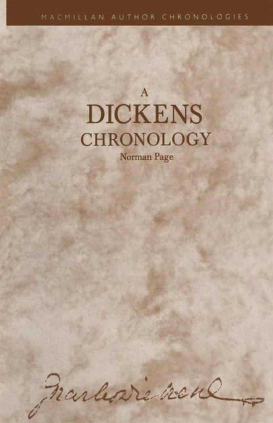 Dickens Chronology (e-bog) af Page, Norman