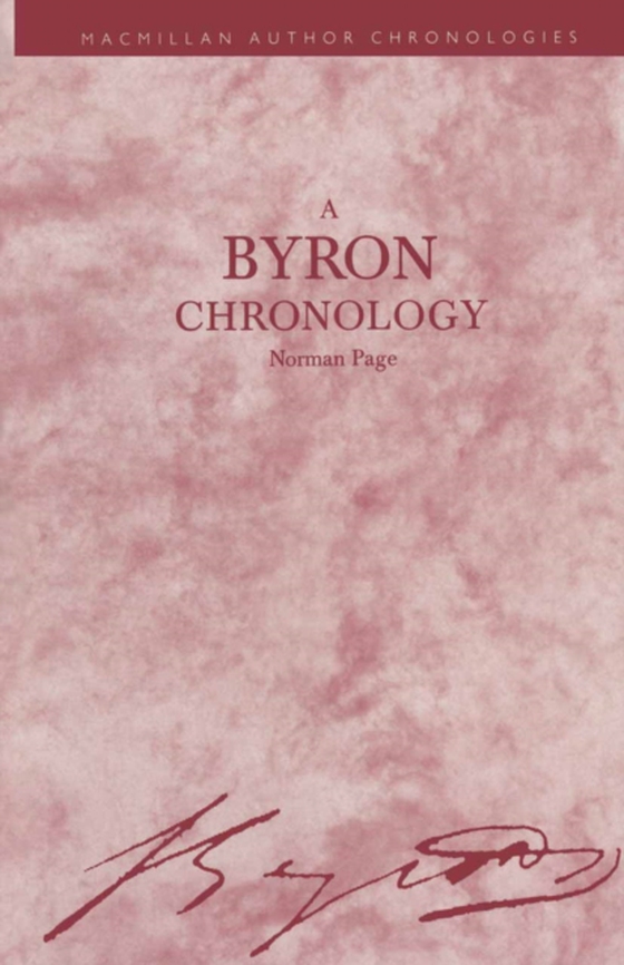 Byron Chronology (e-bog) af Page, Norman