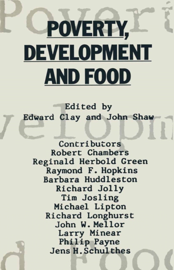 Poverty, Development and Food (e-bog) af -