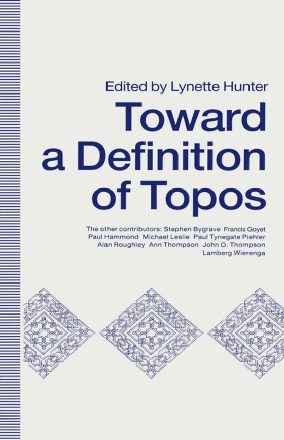 Towards A Definition of Topos (e-bog) af -