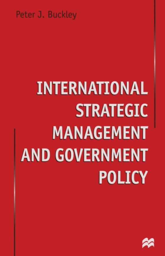 International Strategic Management and Government Policy