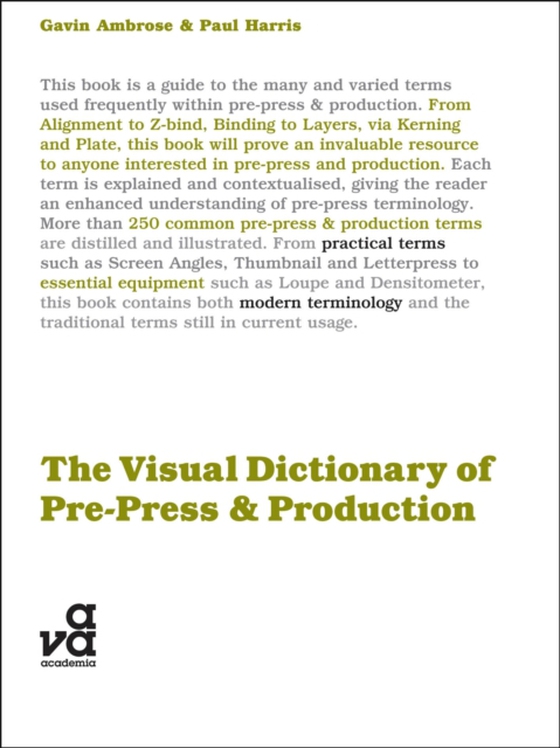 Visual Dictionary of Pre-press and Production (e-bog) af Paul Harris, Harris