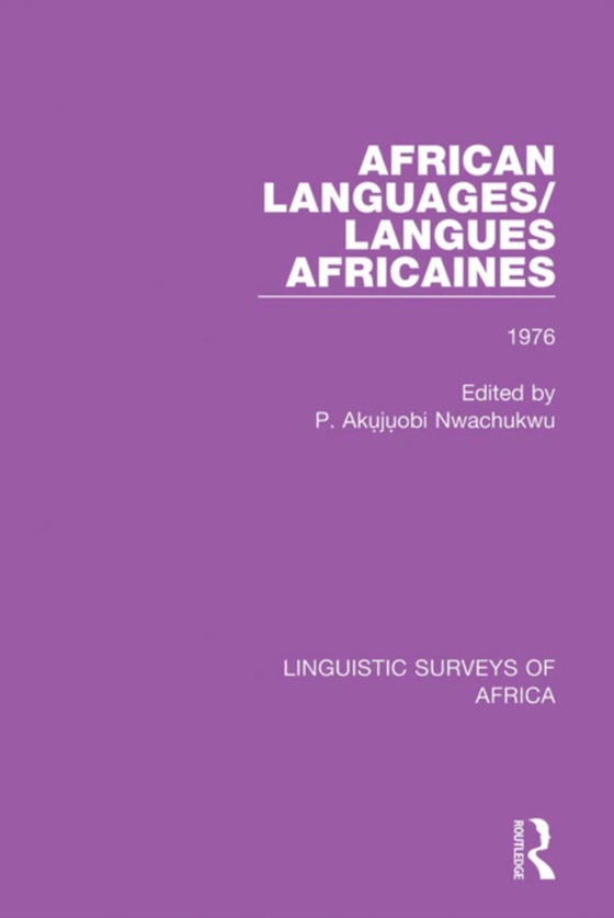 African Languages/Langues Africaines (e-bog) af -