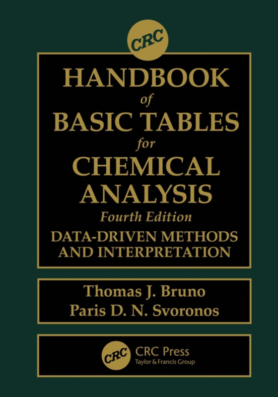 CRC Handbook of Basic Tables for Chemical Analysis