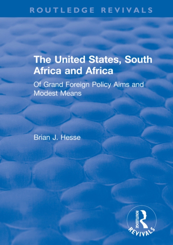 United States, South Africa and Africa (e-bog) af Hesse, Brian J.