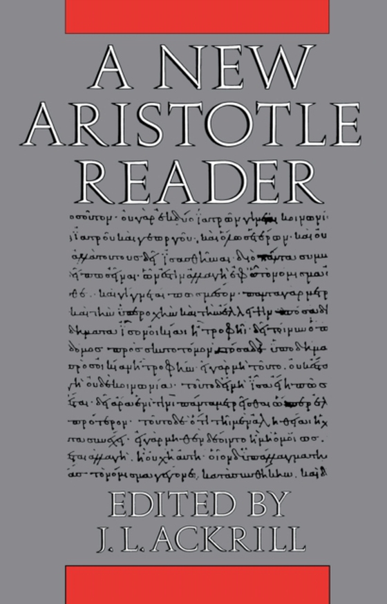 New Aristotle Reader (e-bog) af -