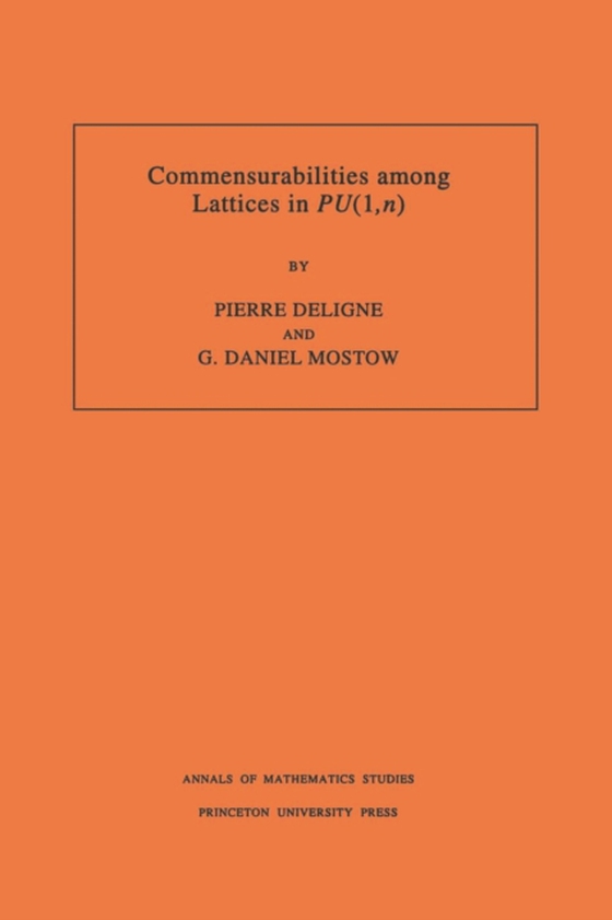 Commensurabilities among Lattices in PU (1,n). (AM-132), Volume 132