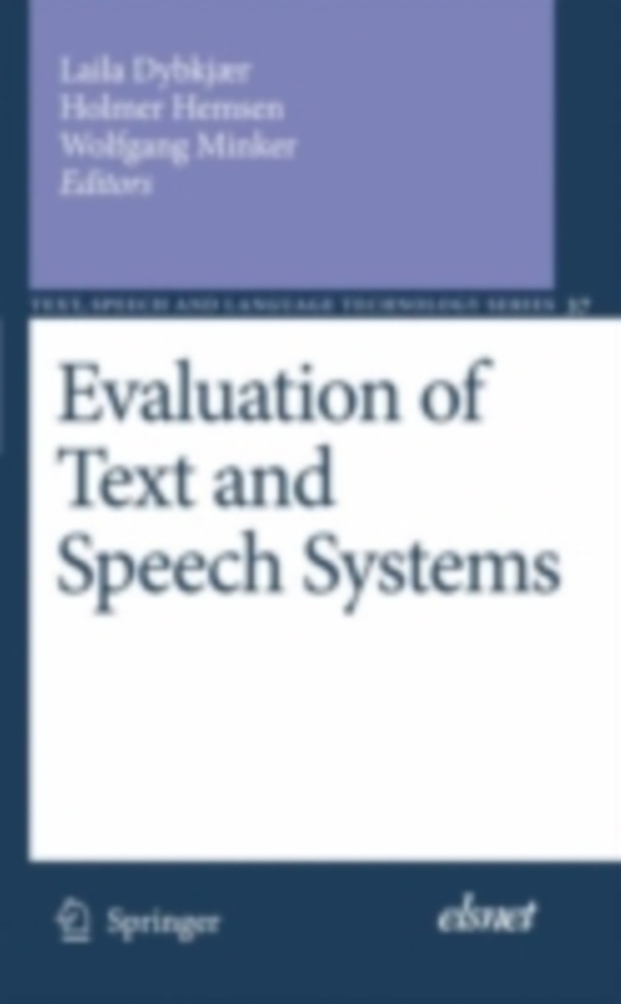 Evaluation of Text and Speech Systems (e-bog) af -