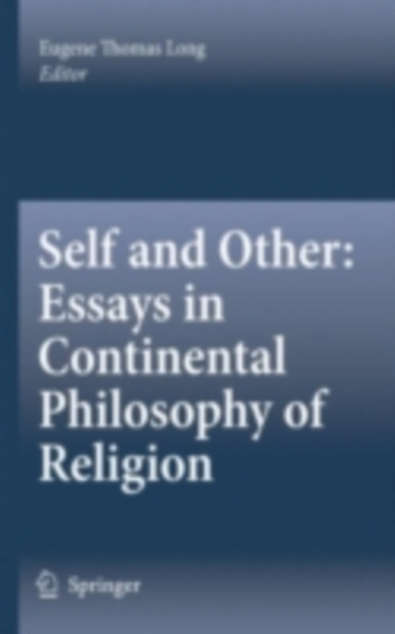 Self and Other: Essays in Continental Philosophy of Religion (e-bog) af -