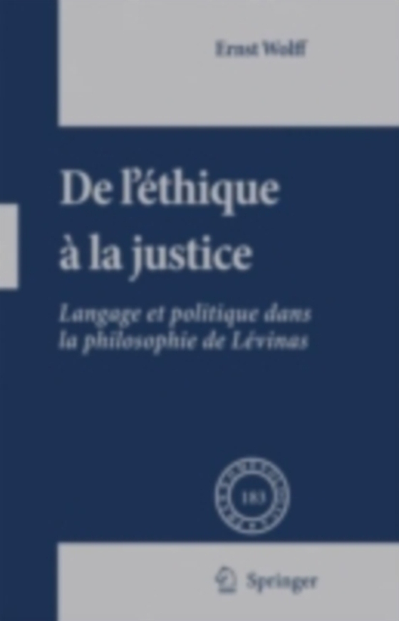 De L'éthique à la Justice