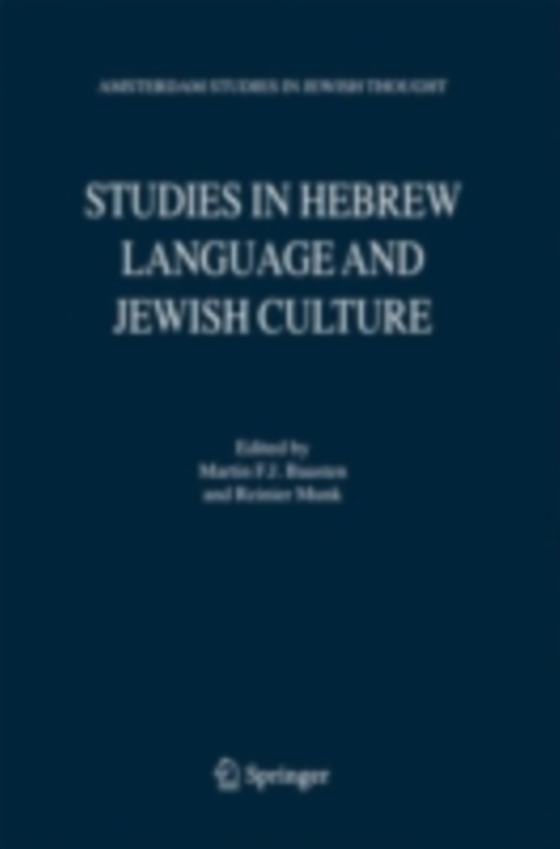 Studies in Hebrew Language and Jewish Culture (e-bog) af -