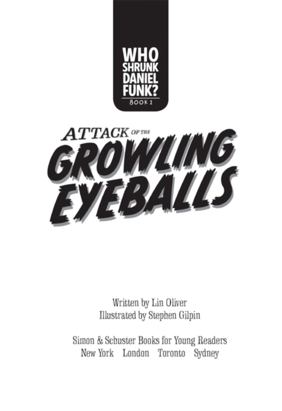 Attack of the Growling Eyeballs (e-bog) af Oliver, Lin