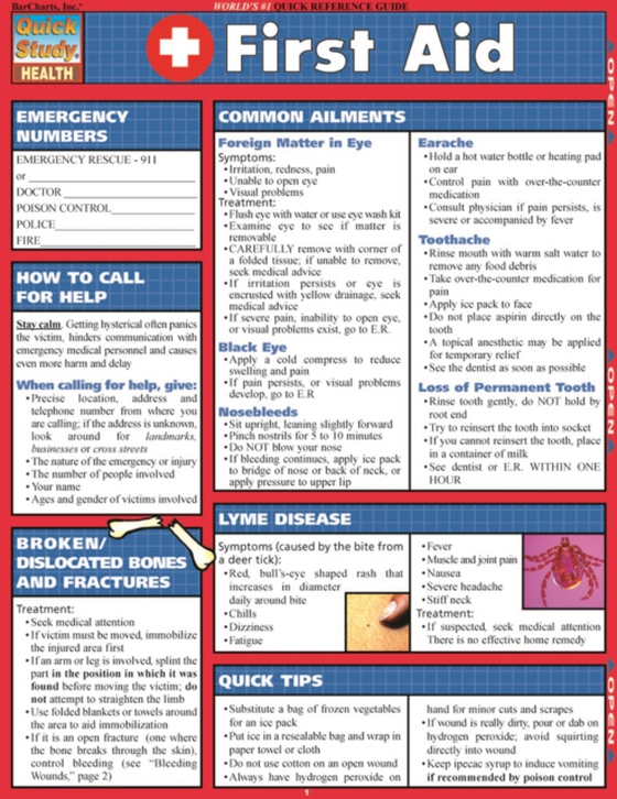 First Aid (e-bog) af BarCharts, Inc.