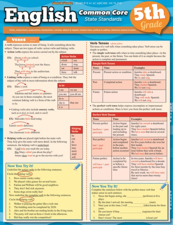 English Common Core 5th Grade (e-bog) af BarCharts, Inc.