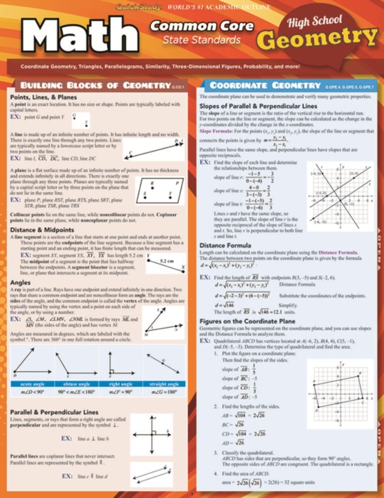 Math Common Core Geometry-10Th Grade