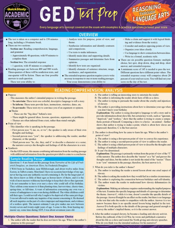 GED Test Prep - Reasoning Through Language Arts (e-bog) af Scherer, Rachel Berg