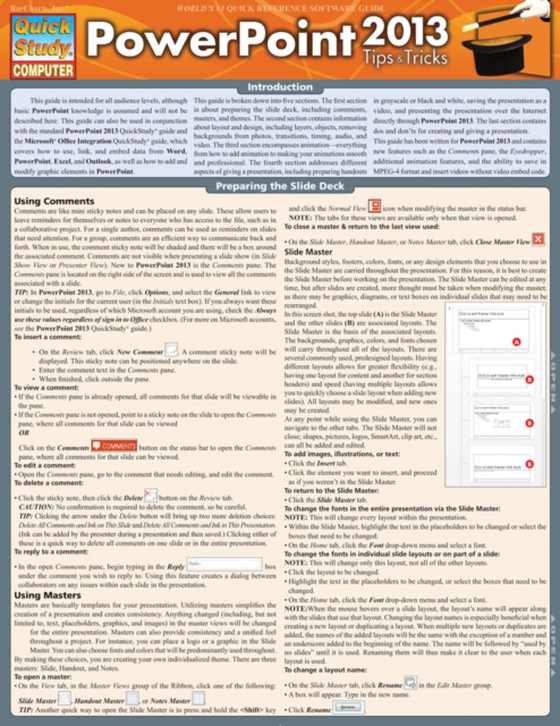 Powerpoint 2013 Tips & Tricks