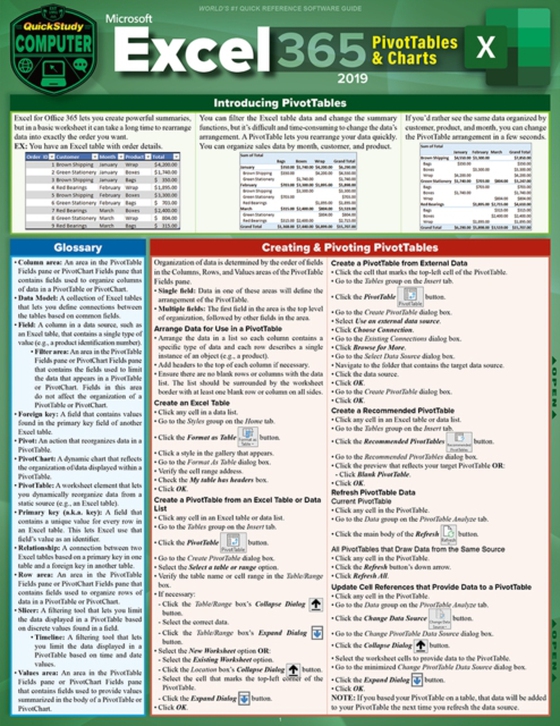 Excel 365 - Pivot Tables & Charts