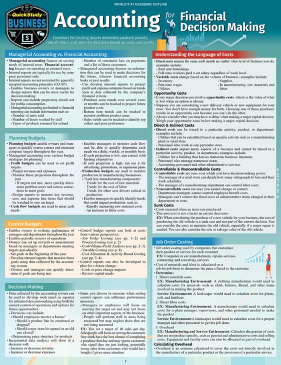 Accounting for Financial Decision Making (e-bog) af Epstein, Lita