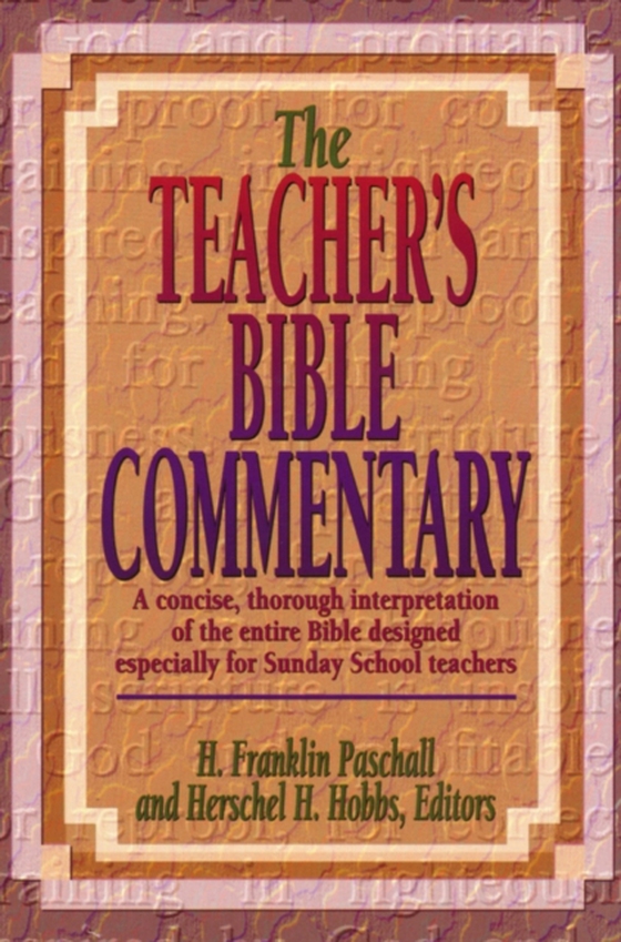 Teacher's Bible Commentary (e-bog) af -