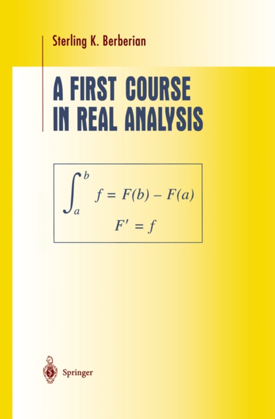 First Course in Real Analysis (e-bog) af Berberian, Sterling K.