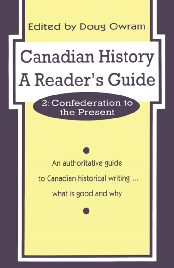 Canadian History: A Reader's Guide (e-bog) af -