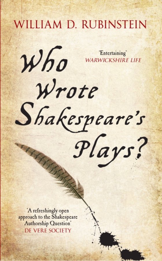 Who Wrote Shakespeare's Plays? (e-bog) af Rubinstein, William D.