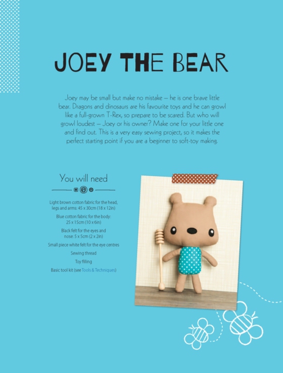 Joey the Bear Soft Toy Pattern (e-bog) af Vos-Bolman, Mariska (Author)