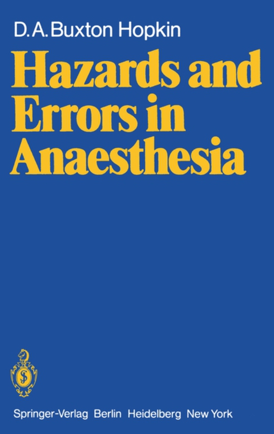 Hazards and Errors in Anaesthesia (e-bog) af Hopkin, D. A. B.