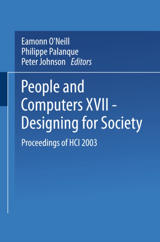 People and Computers XVII - Designing for Society