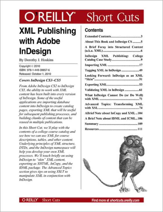 XML Publishing with Adobe InDesign (e-bog) af Hoskins, Dorothy J.