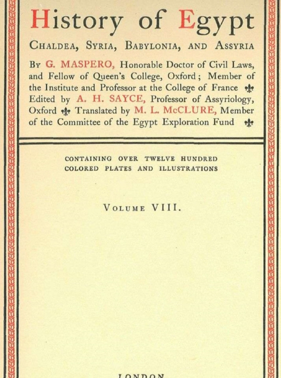 History of Egypt, Chaldea, Syria, Babylonia, and Assyria, Vol. 8 (e-bog) af G. Maspero