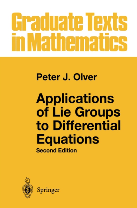 Applications of Lie Groups to Differential Equations (e-bog) af Olver, Peter J.