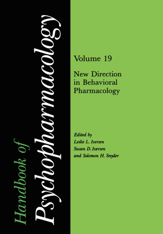 Handbook of Psychopharmacology