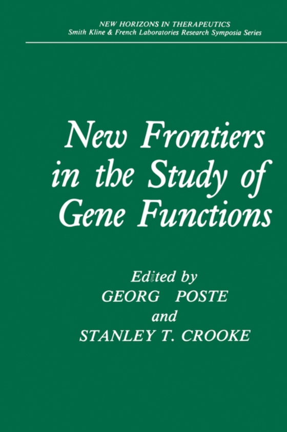 New Frontiers in the Study of Gene Functions (e-bog) af -