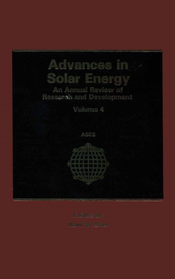 Advances in Solar Energy