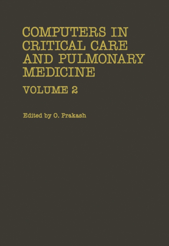 Computers in Critical Care and Pulmonary Medicine (e-bog) af -