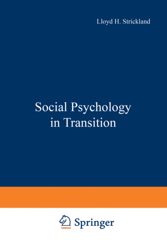 Social Psychology in Transition (e-bog) af -