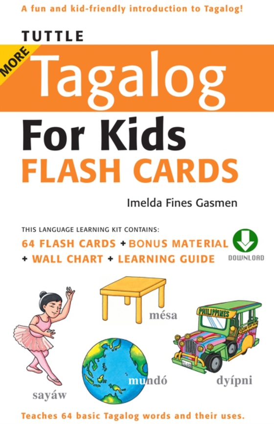 Tuttle More Tagalog for Kids Flash Cards