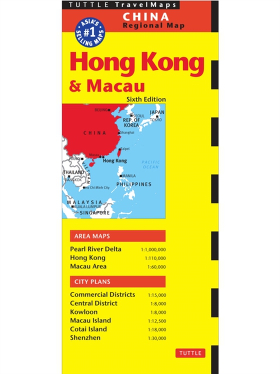 Hong Kong & Macau Travel Map Sixth Edition (e-bog) af -