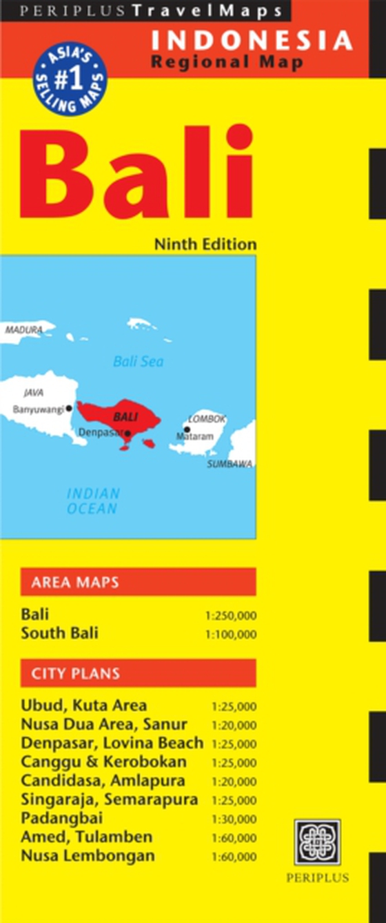 Bali Travel Map Ninth Edition (e-bog) af -