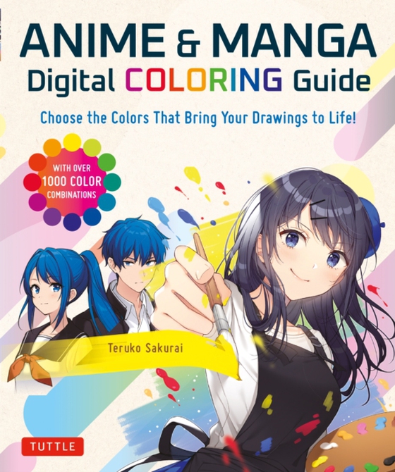 Anime & Manga Digital Coloring Guide (e-bog) af Sakurai, Teruko