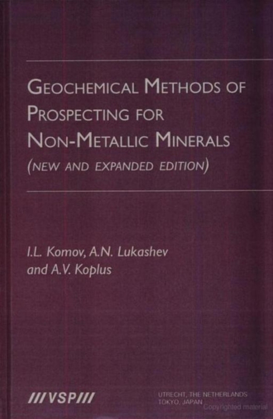 Geochemical Methods of Prospecting for Non-Metallic Minerals (e-bog) af -